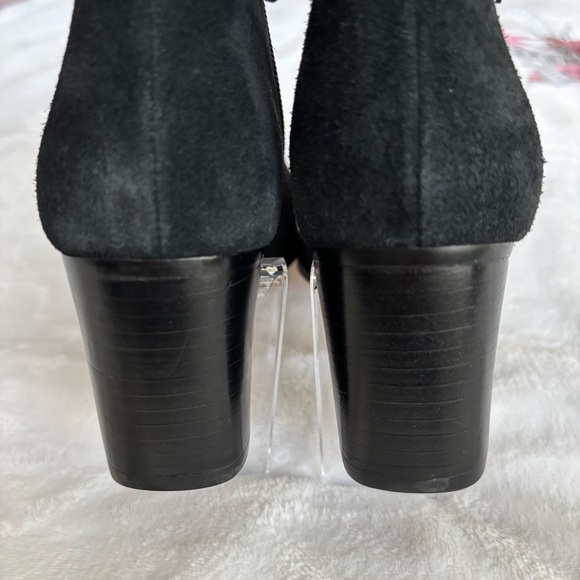 KATE SPADE Blaire Black Suede Leather Heeled Bootie--NEW--6.5 - Picture 10 of 16